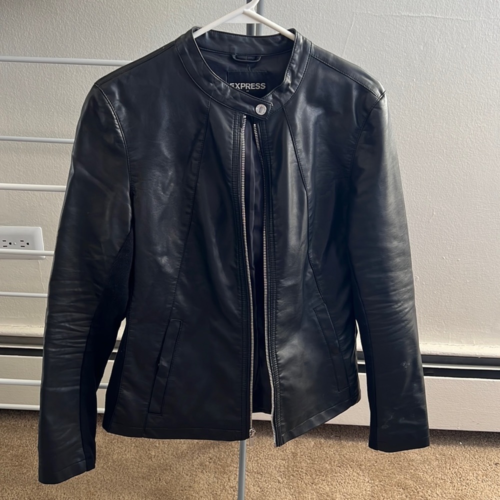 Express leather jacket